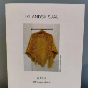 Islandsk sjal av Marianne Isager - Garnpakke