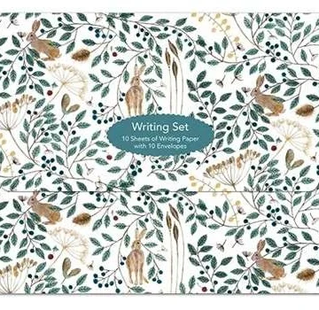 Brevpapir - Hares & berries