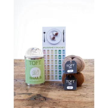 Gourmet Crochet: Snails in a Tin - TOFT Heklekit