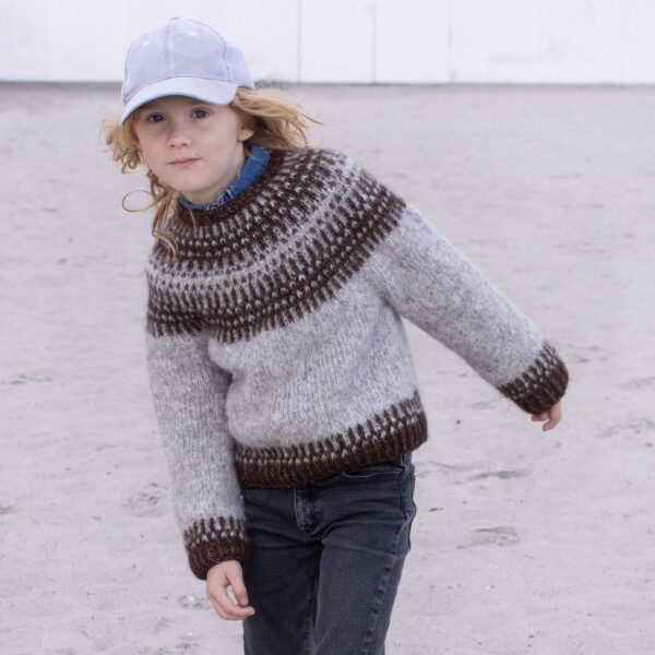 Badger Sweater av Anne Ventzel - Garnpakke barnemodell - Bilde 3