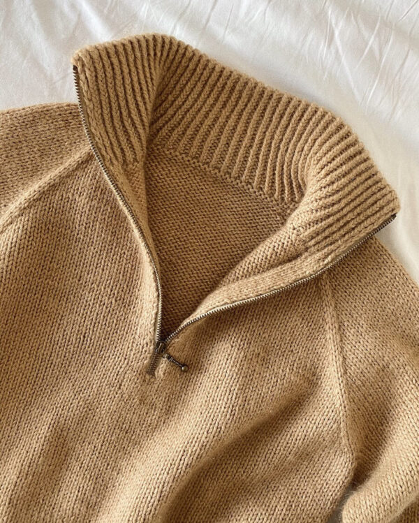 Zipper Sweater av PetiteKnit - Garnpakke - Bilde 2