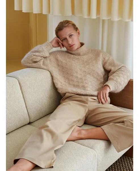 Texture Sweater av Helga Isager - Garnpakke ull/alpakka
