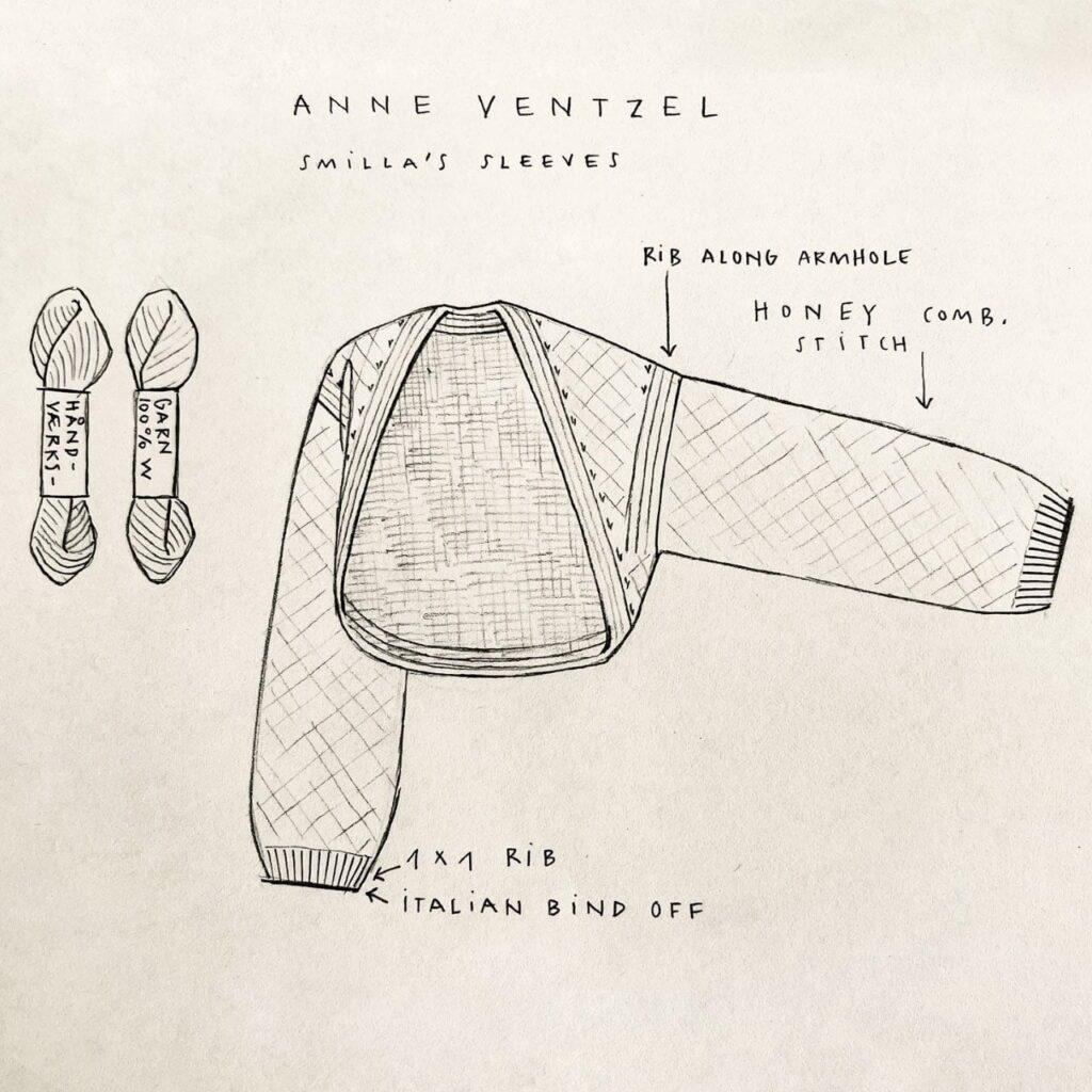 Smilla's Sleeves av Anne Ventzel - garnpakke med garn fra Filcolana