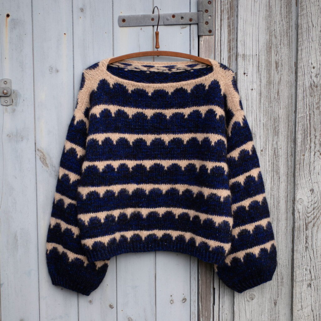 Robinia sweater av Anne Ventzel - garnpakke hos Fru Kvist