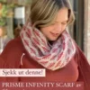 Prisme Infinity Scarf av Hanne Rimmen - garnpakke hos Fru Kvist