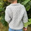 Barnegenser oppskrift strikk Moby Sweater Junior av PetiteKnit hos Fru Kvist