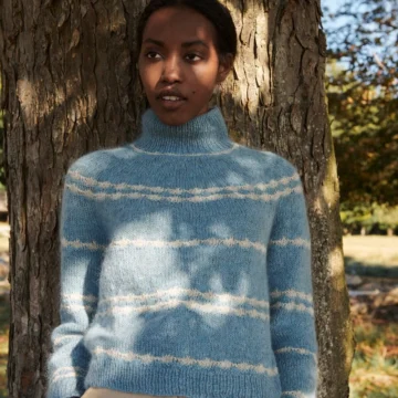 Virginia sweater av Helga Isager - garnpakke