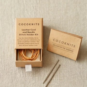 Cocoknits Leather Cord and Needle Stitch Holder Kit