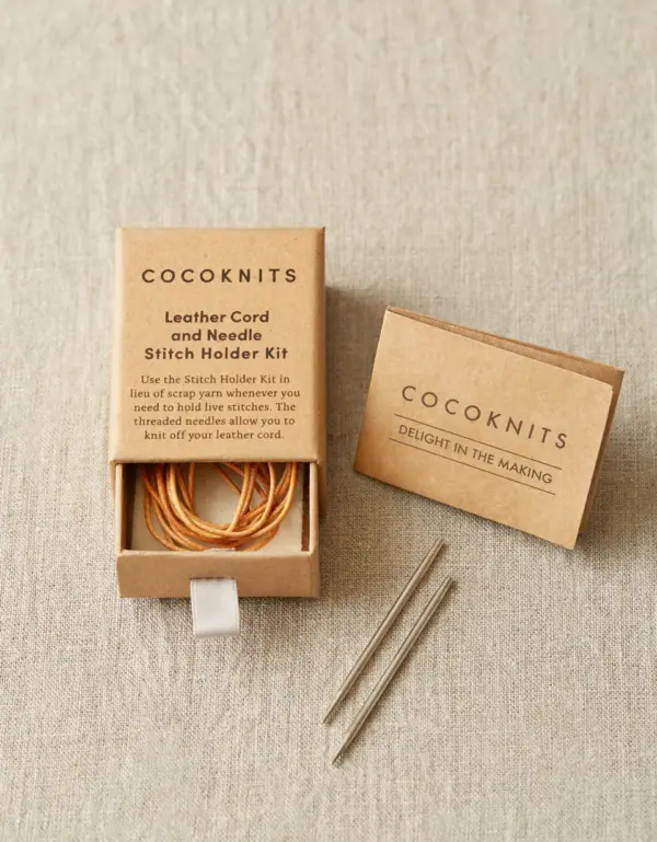 Cocoknits Leather Cord and Needle Stitch Holder Kit