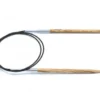 KnitPro natural rundpinne 12 mm 80 cm til Chunky strikk