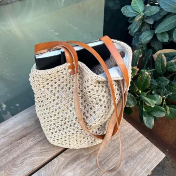 French market bag - garnpakke