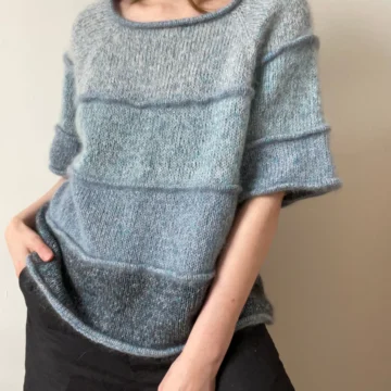 AegyoKnit Pado Tee Isager Palet Silk Mohair