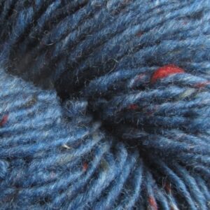 Isager Aran Tweed blue